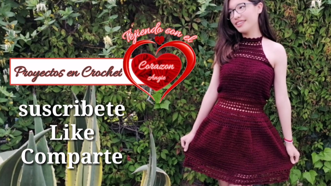 Como hacer vestido elegante /casual a crochet