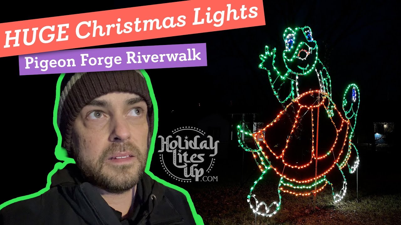 Pigeon Forge Riverwalk Christmas Lights - FULL WALKTHROUGH - January 2026