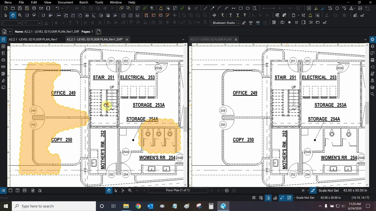 Comparing, Overlaying, & Synchronizing Pages with Revu
