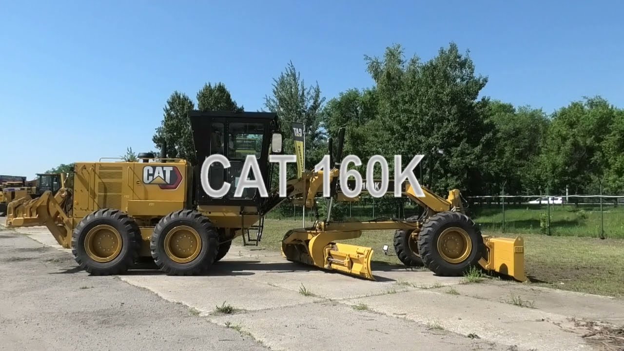 Обзор грейдера CAT 160К