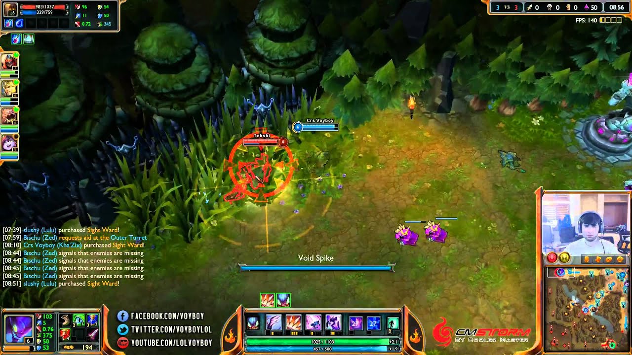 Crs Voyboy - Kha'Zix top lane (2600Elo) (Challenger l)