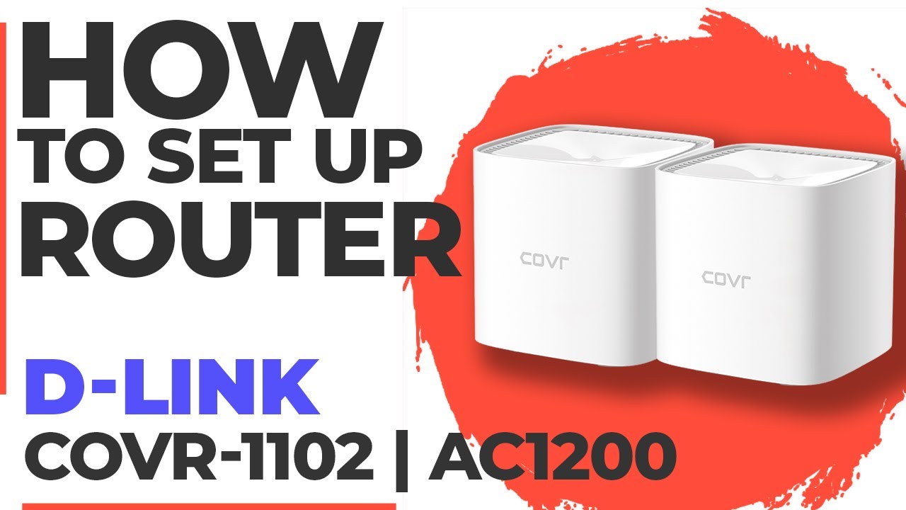 ✅ How to Setup D-Link COVR-1102 | How to Set Up D-Link AC1200 COVR-1102 WiFi Router