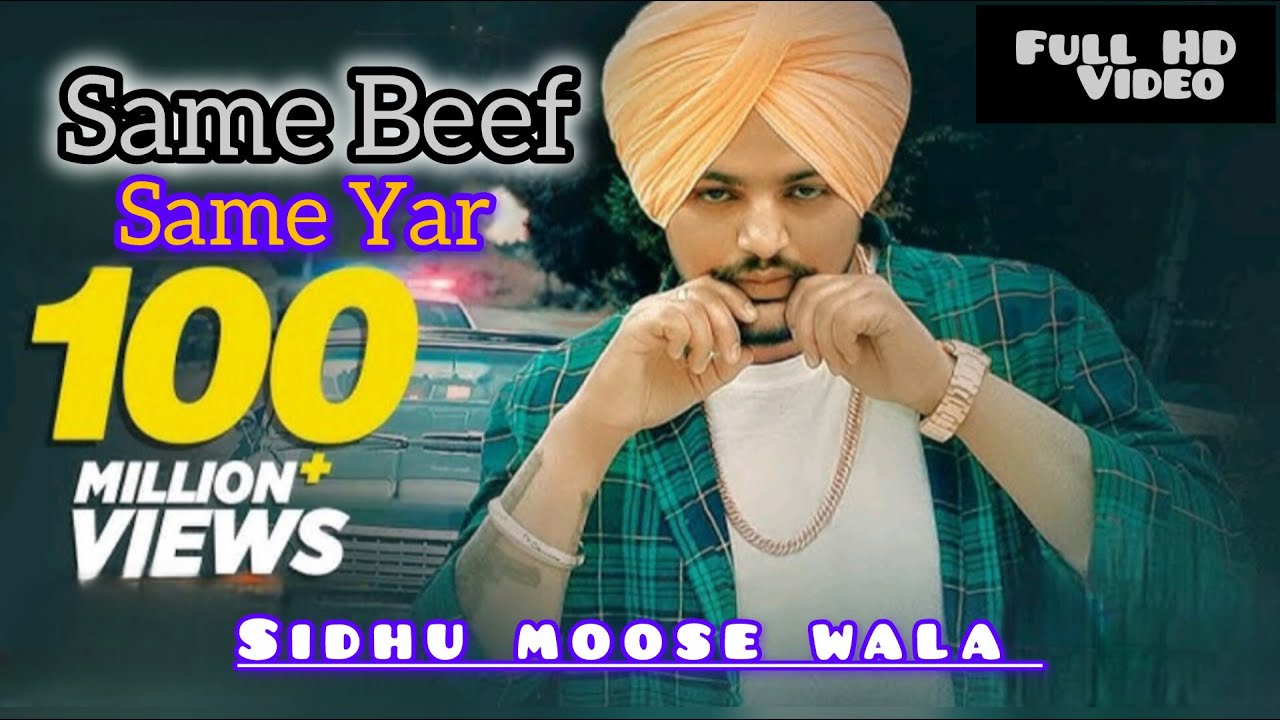 Same Beef Same Yaar 💯 Sidhu Moose Wala Attitude Status | Full HD Video asifstar NEW Song