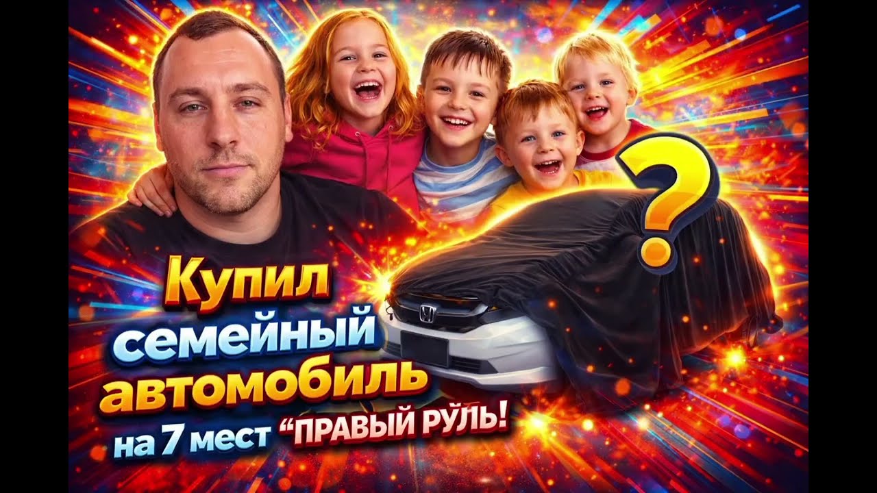 Купил семейный автомобиль HONDA FREED 7 мест 