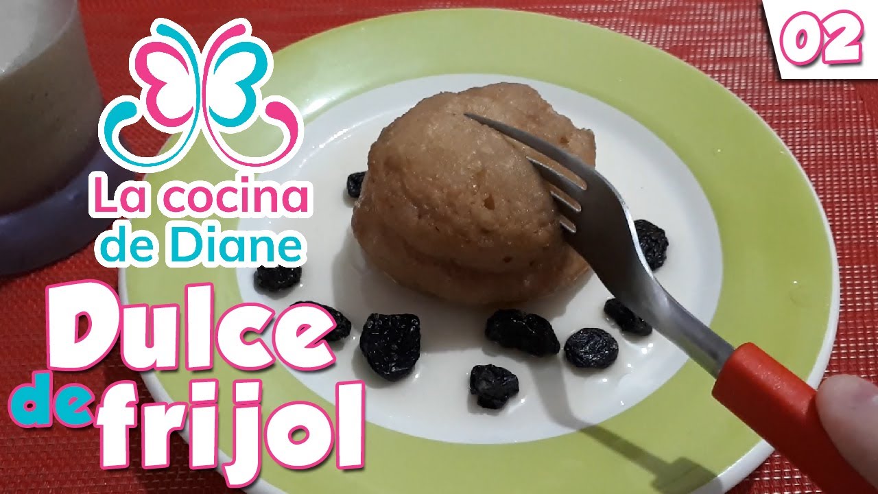 Postre yucateco de frijol negro