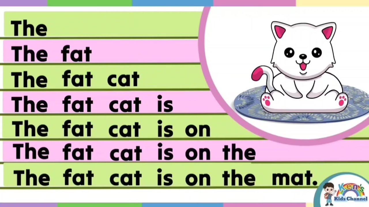 Learn to Read Sentences | Simple Sentences for Beginners | English Reading Lesson 