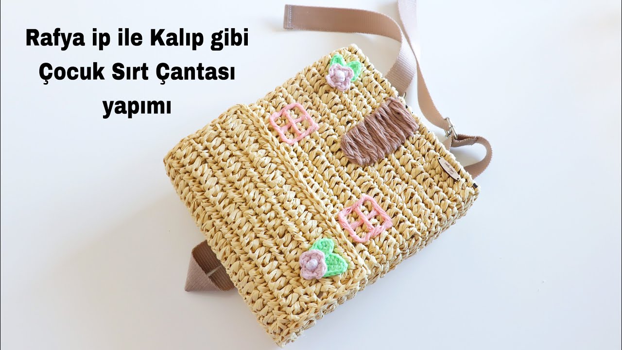 Rafya İp İle Sırt Çantası Yapımı