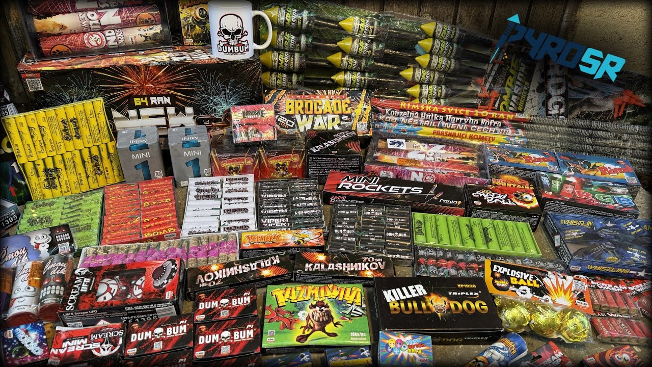 Unboxing Pyrotechniky od PyroSR | 2024/2025 | 400€