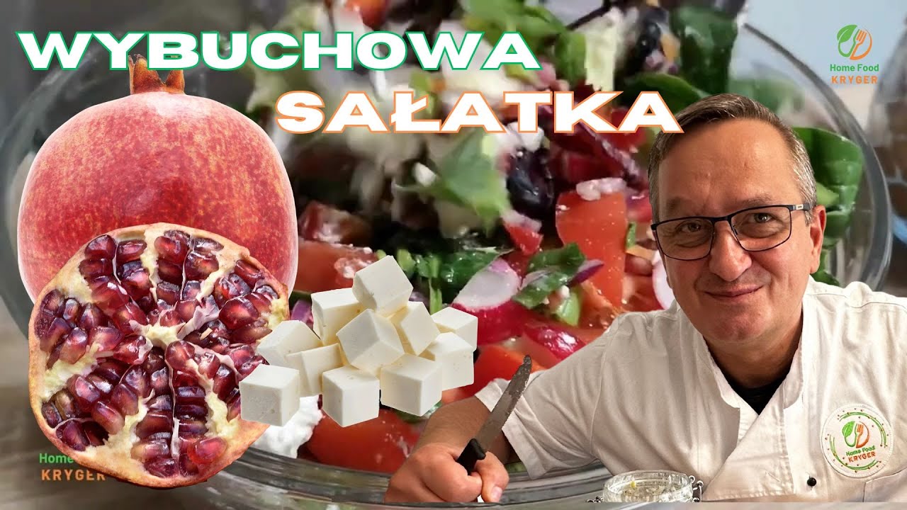 Przepis na Sałatkę 🥗✨ Sałatka z Granatem i Fetą - idealna na letnie dni! ✨🥗