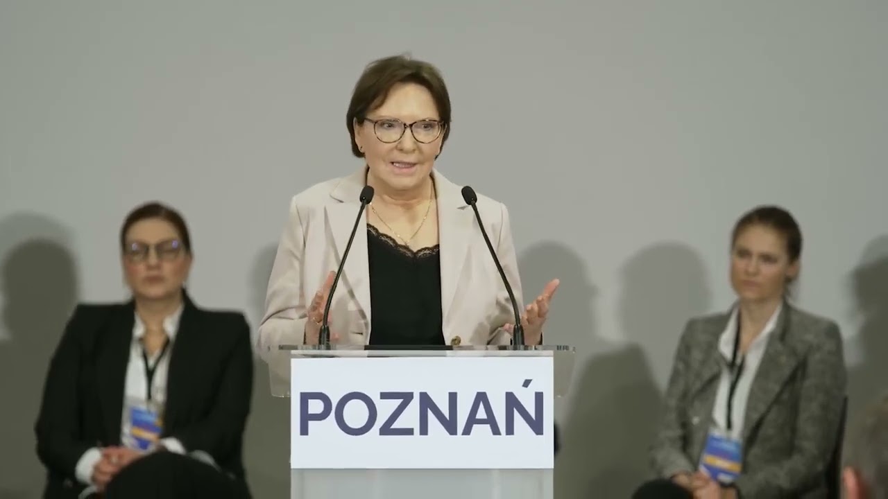 Ewa Kopacz na wyjazdowym posiedzeniu Klubu KO w Poznaniu