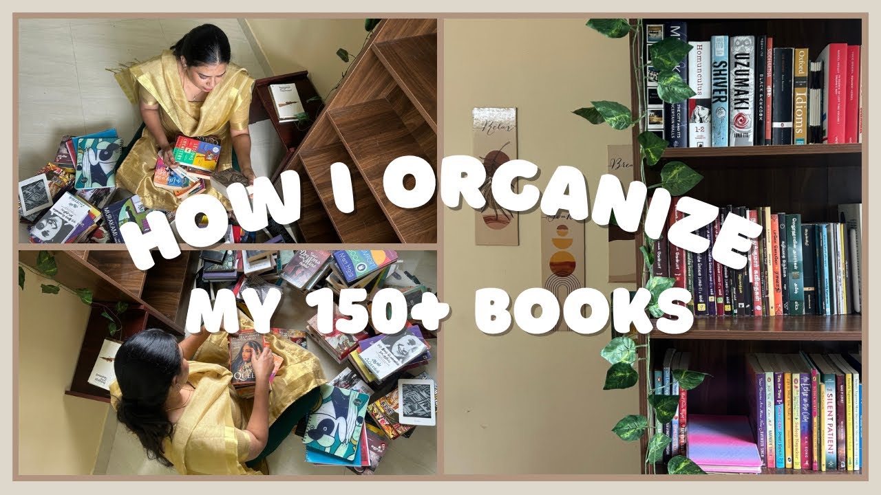 I finally Organised My Bookshelf ..!