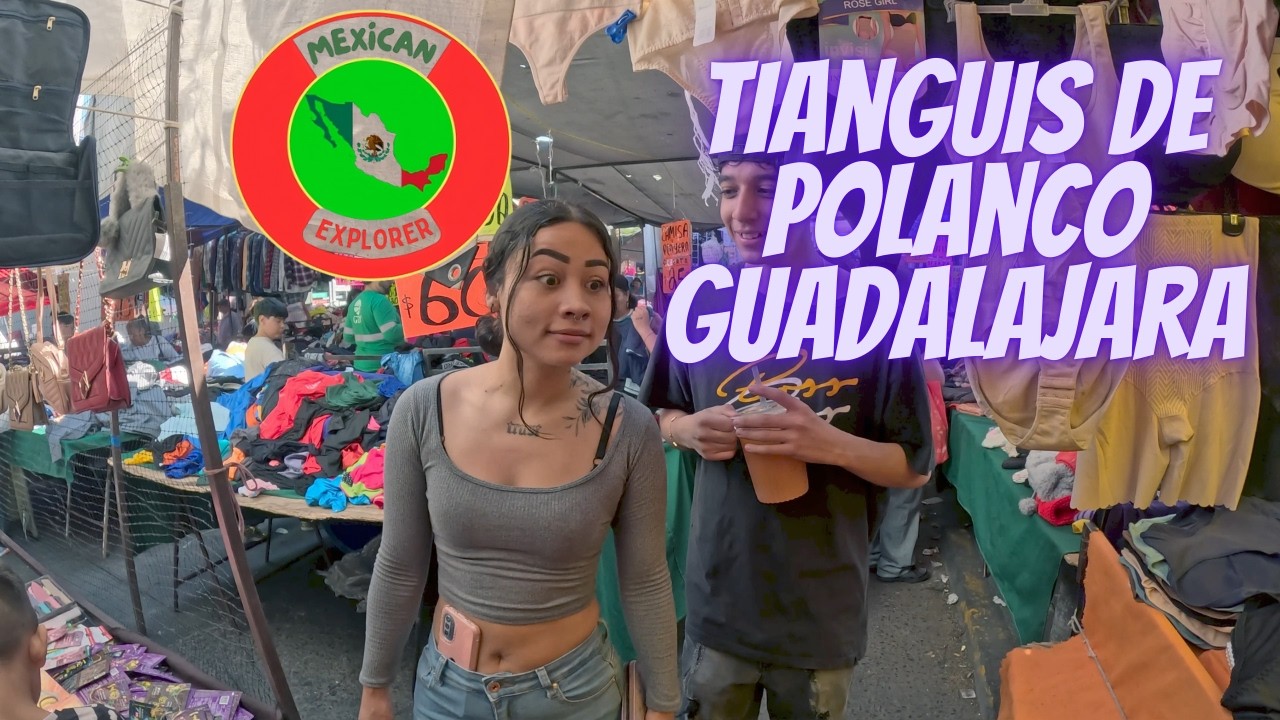 Tianguis de Polanco Guadalajara 4K Walking Tour