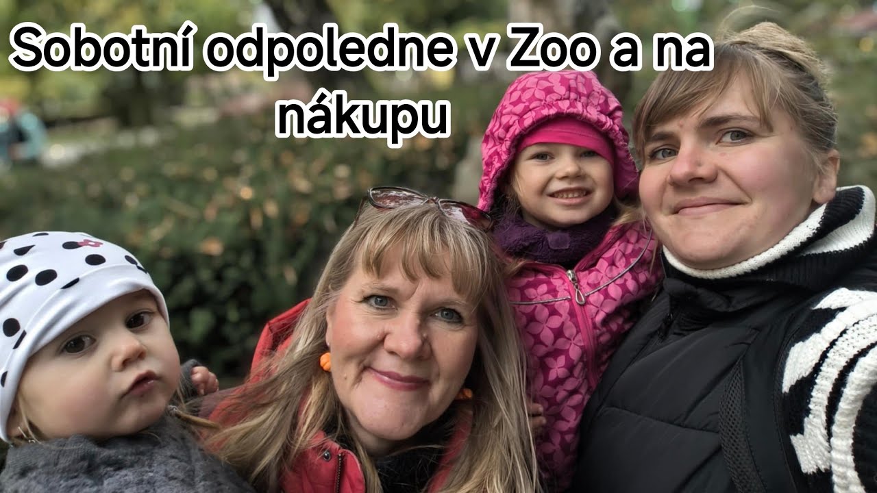 🐒Sobotní odpoledne s našima holčičkama v ZOO a na nákupu 🛒