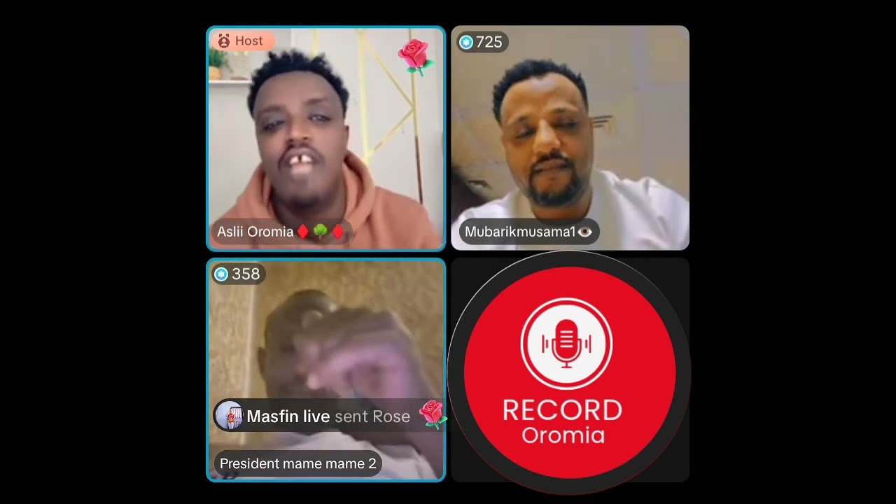 #President_mame fi Dr Aslii fi Mubarik Musama #record_oromia official 