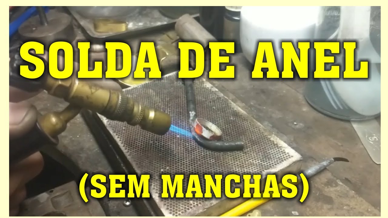 Como Soldar Anel de Prata sem manchas (fantasmas da prata)