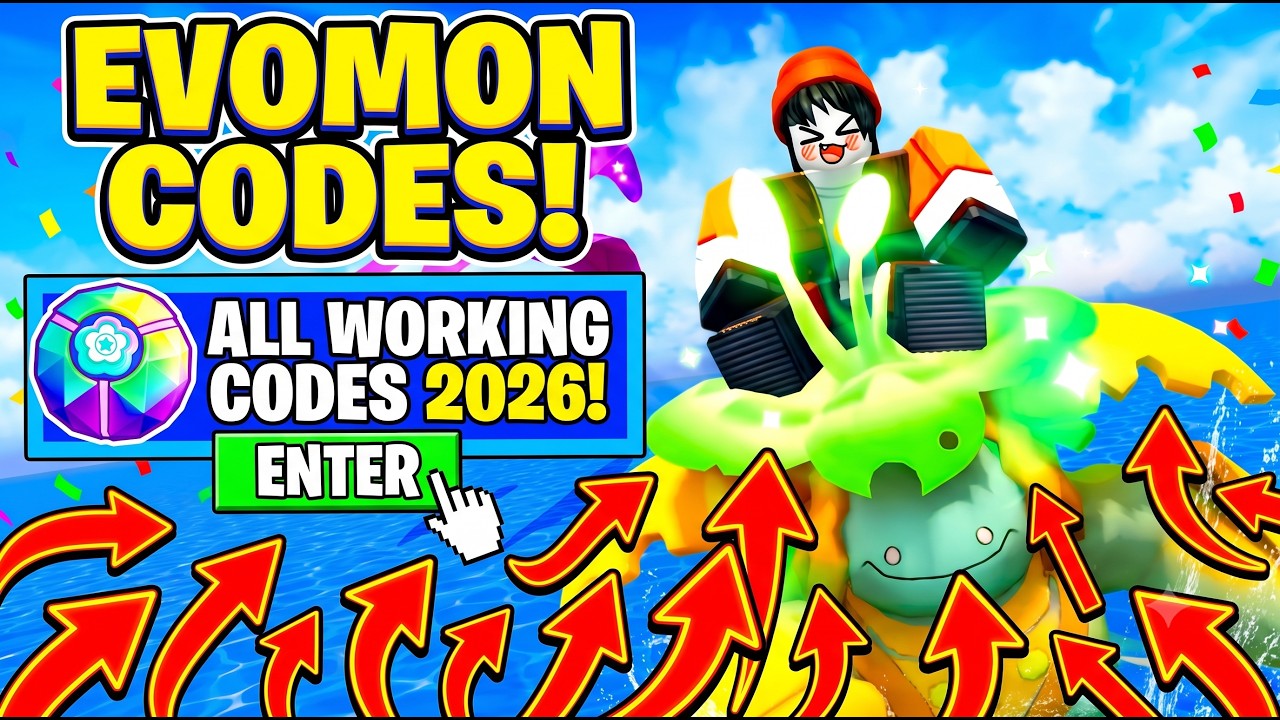 ВСЕ РАБОЧИЕ КОДЫ для EVOMON! (КОДЫ ROBLOX EVOMON)