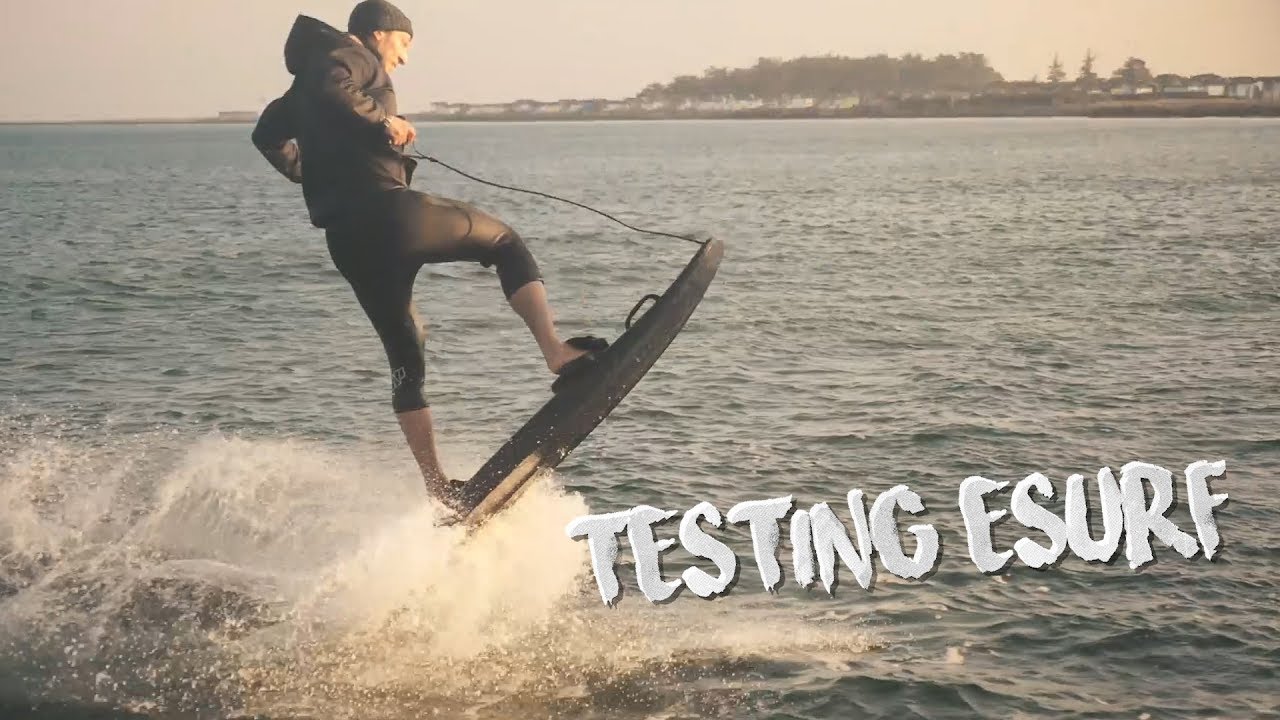 ESURF testing next generation electric surfboard