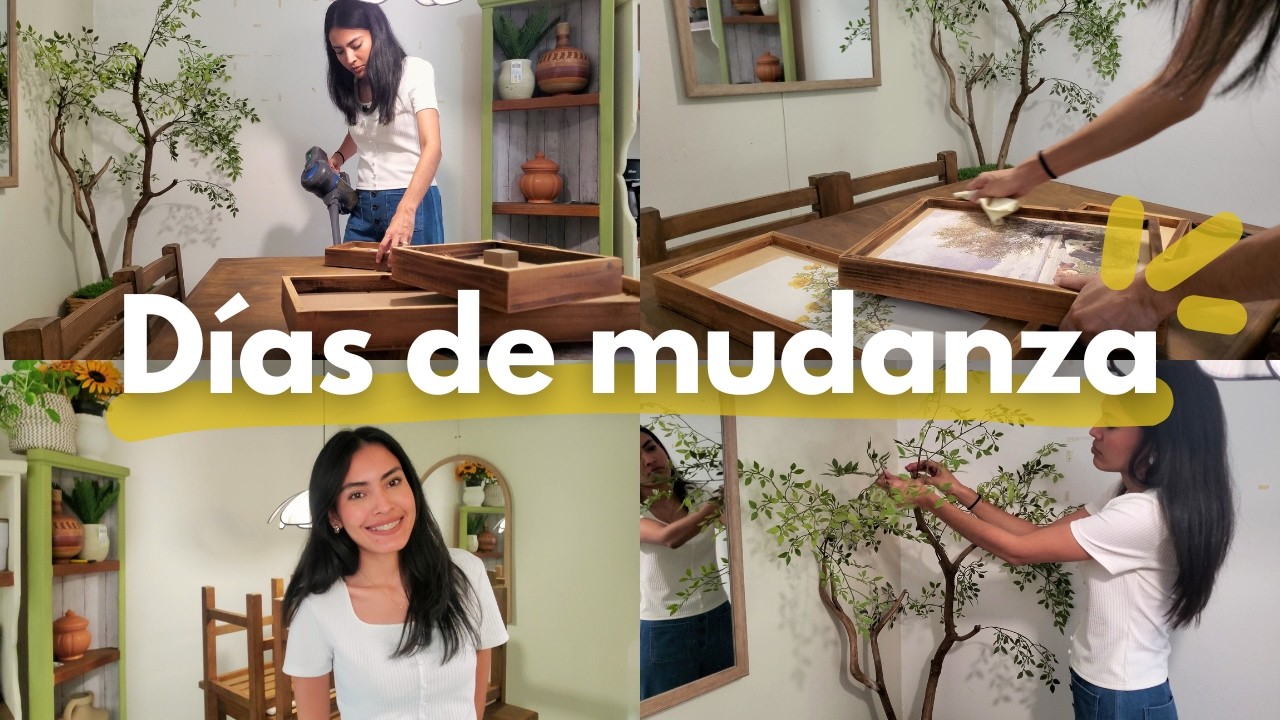Preparar la casa para el cambio más grande | Mudanza, limpieza y organización de un hogar pequeño