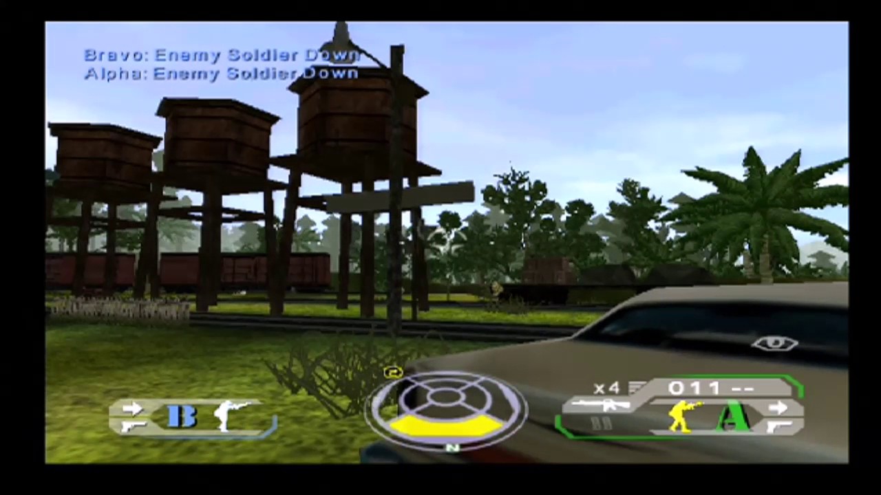 PS2 Tom Clancy's Ghost Recon: Jungle Storm Railroad Junction