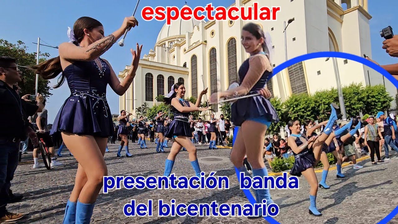 🛑📣 se lucieron estos chicos y chicas de la banda del bicentenario en sivar City 💃🕺