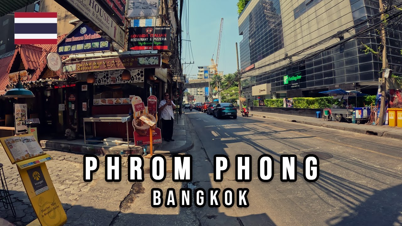 Phrom Phong to Thong Lor, Bars & Thai Massage Streets Walk in Bangkok 🇹🇭 Thailand