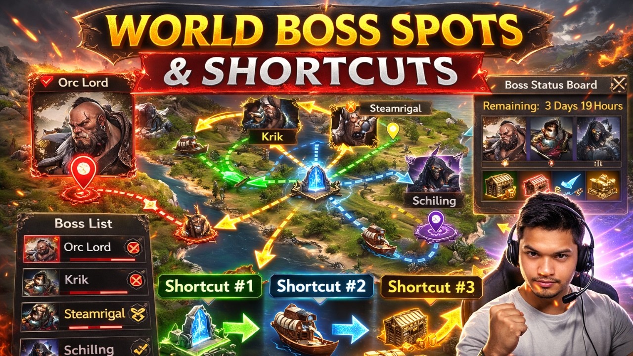 ROHAN 2 - WORLD BOSS SPOTS AND SHORCUTS | WE DONT NEED TP SCROLL JUST TAKE NOTE OF THESE TIPS