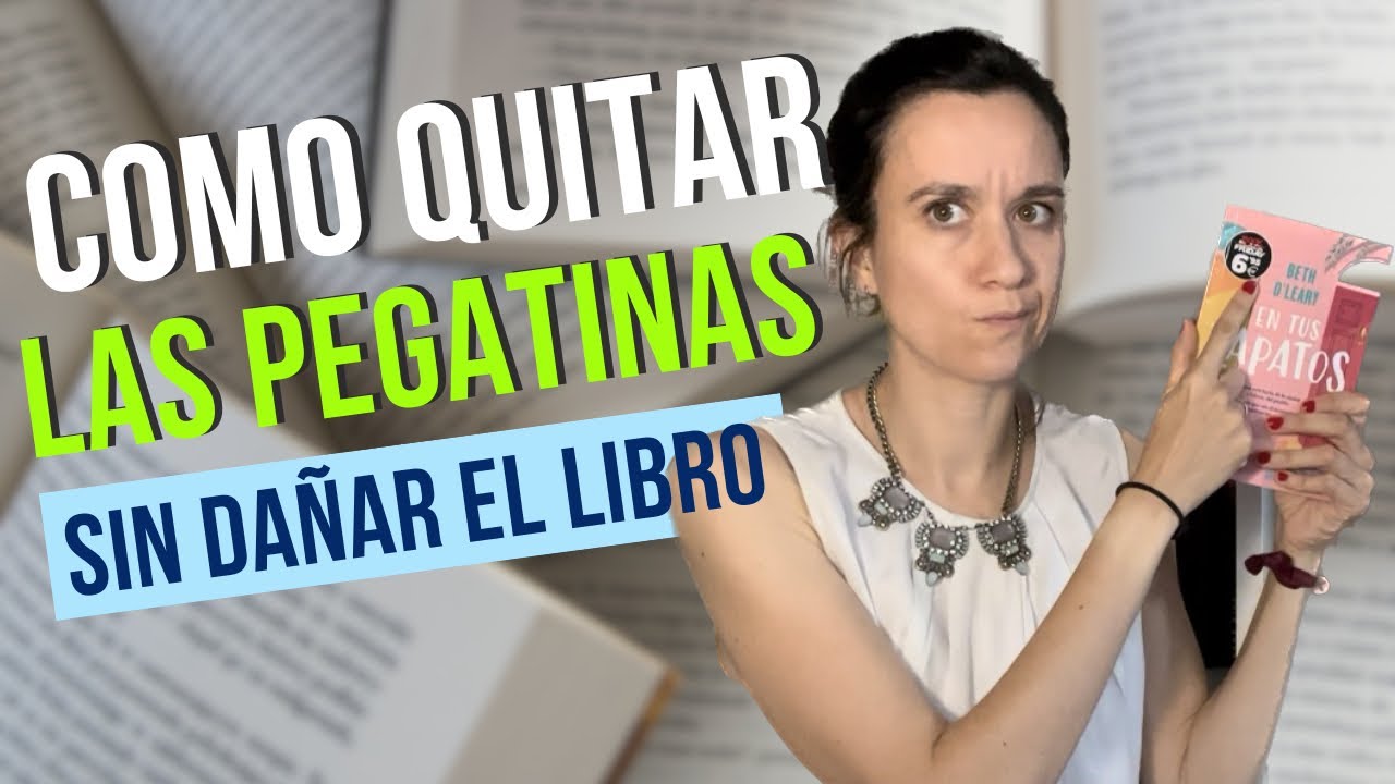 Como quitar las pegatinas de los libros sin dañarlos