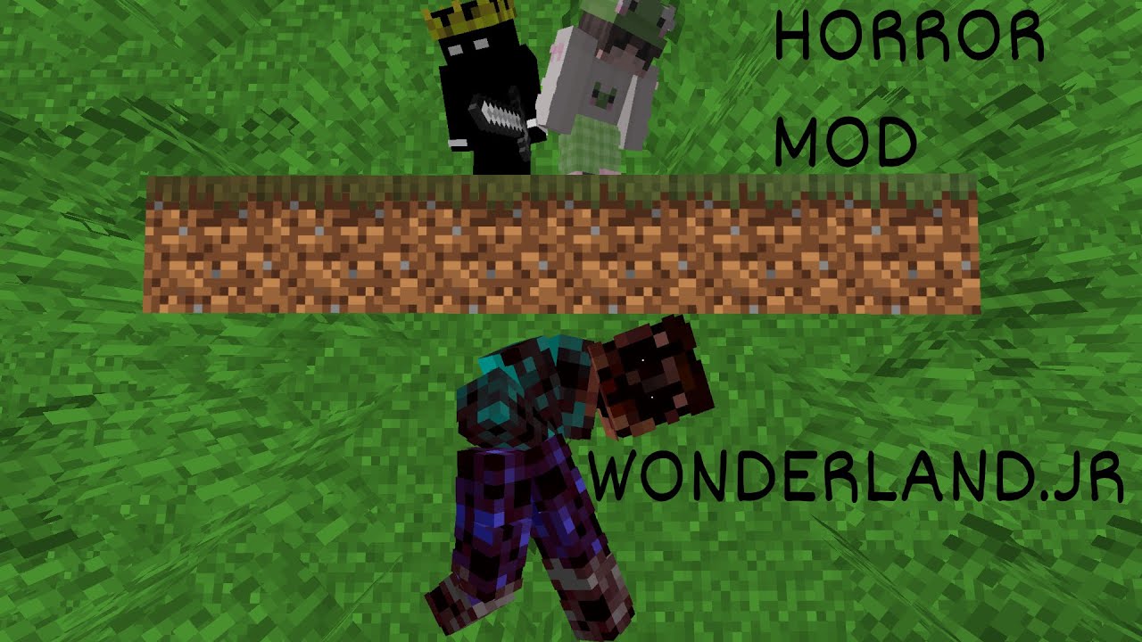 Two idiots play Wonderland.jr |  Minecraft Horror mod
