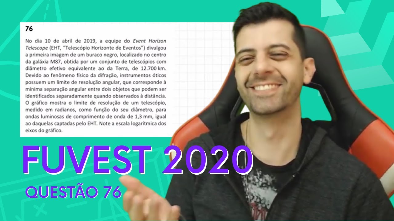 FUVEST 2020 - Q76 - No dia 10 de abril de 2019, a equipe do Event Horizon