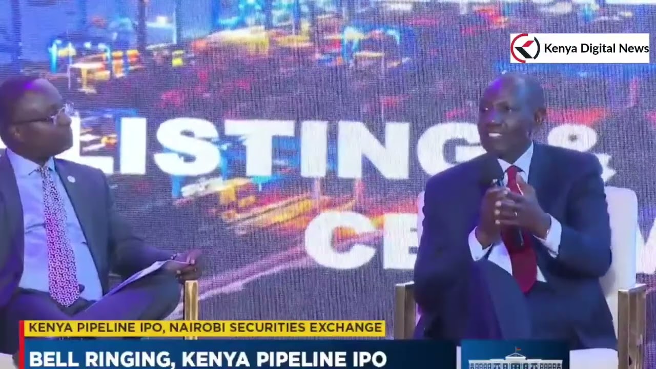 President Ruto Proves Ndindi Nyoro Wrong , Says 'Kenya Pipeline IPO is Finally Here'