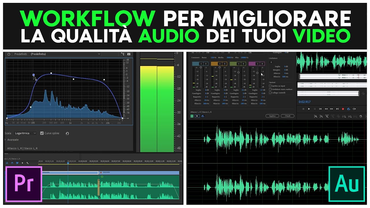 Migliora l'audio dei tuoi voiceover con Premiere Pro o Audition! | Workflow elementare consigliato