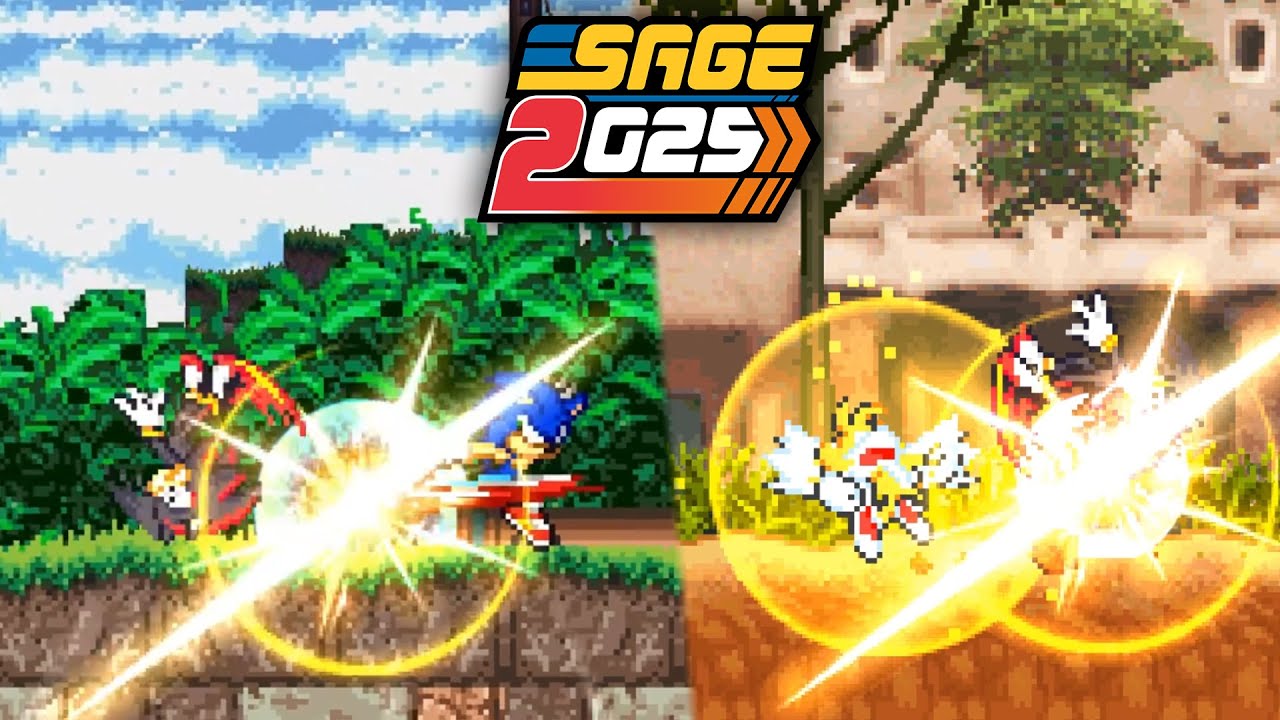 Your Childhood Sonic Sprite Animations As A Fighting Game - Sonic Breaking Point - SAGE 2025 Demo