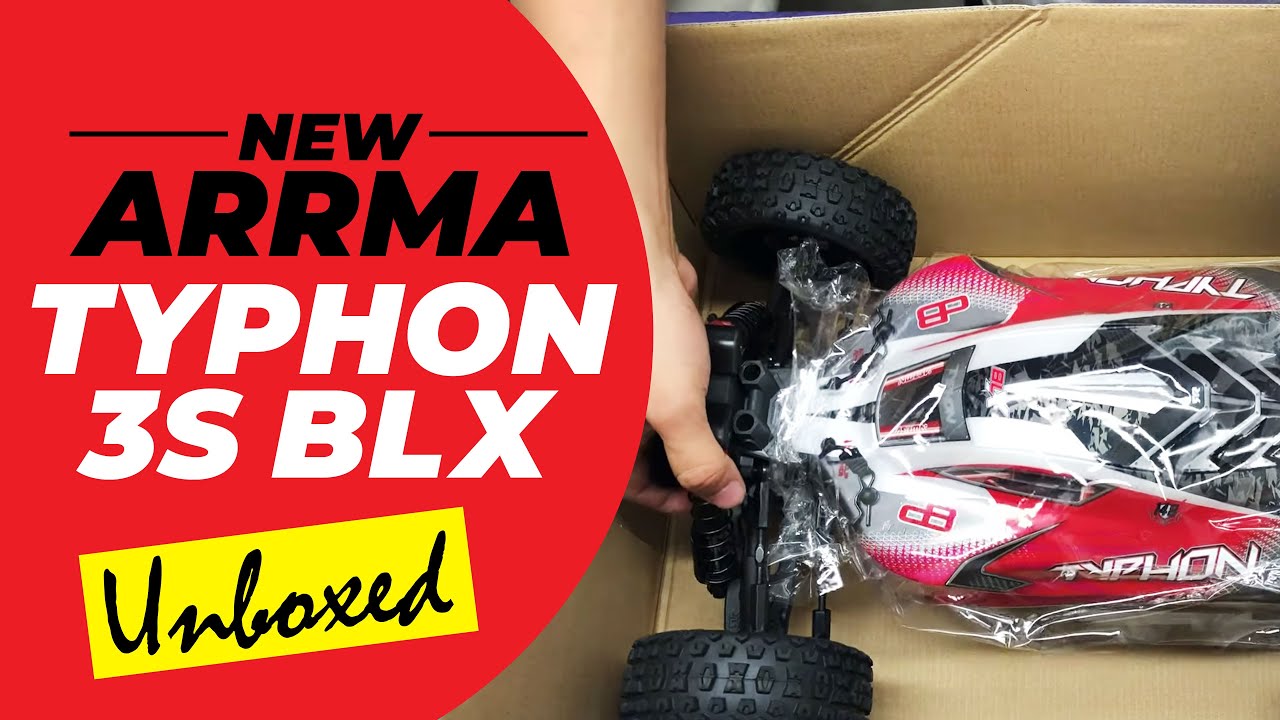 Updated Arrma Typhon 3S V2 1/8 Scale Buggy 4x4 In-Depth New Unboxing [Up Close]