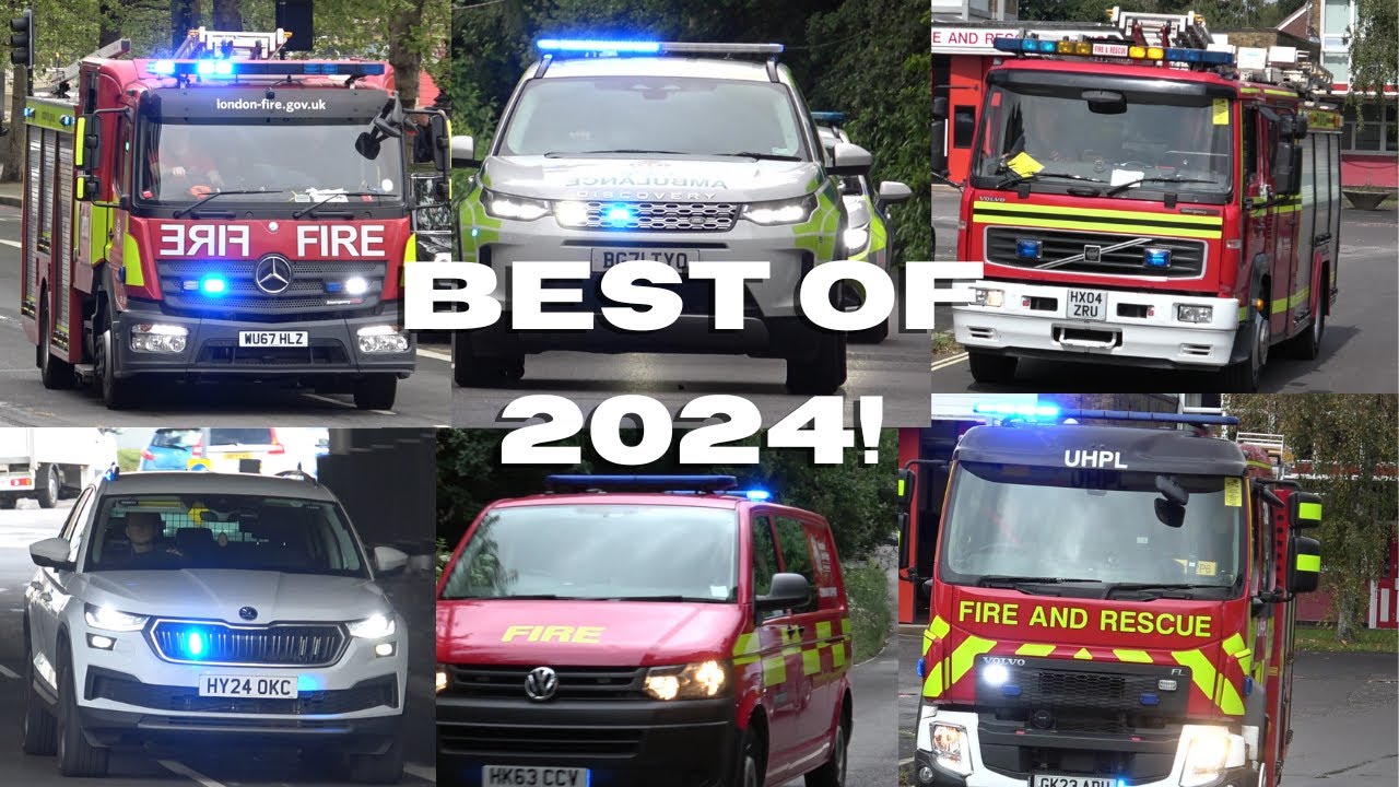 Best of Fire and Ambulance 2024 🚒🚑
