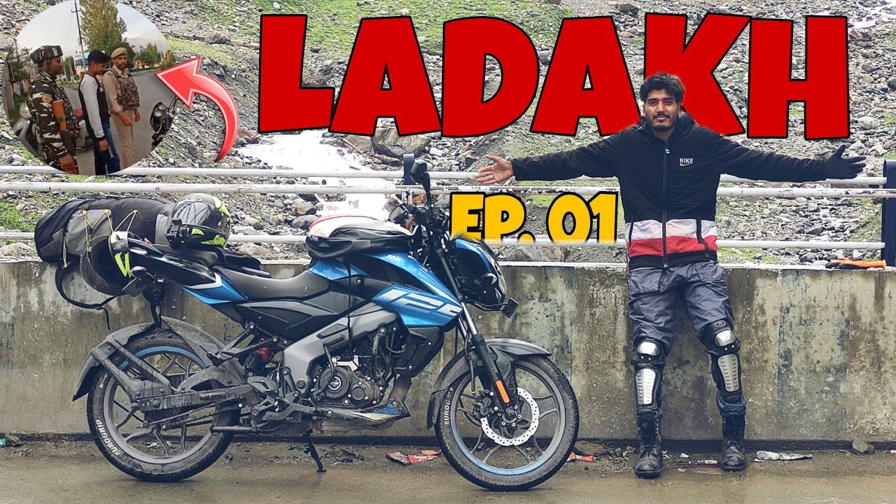 1500 km leh Ladakh trip on 125 cc bike  😧| Ep. 1 leh | Finally nakal gya ladakh k leya trip start