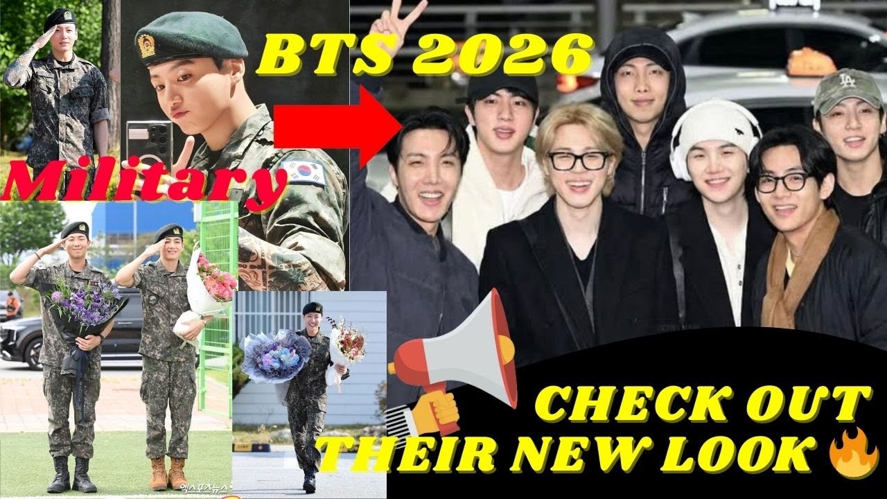🔥 “THE NEW FACE OF BTS IN 2026! Jungkook, Jimin, Taehyung & Jin RETURN from Military