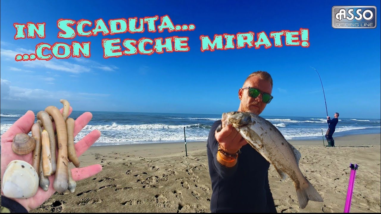 Surfcasting: mare in Scaduta! dove lanciare e perché - innesco esche mirate!