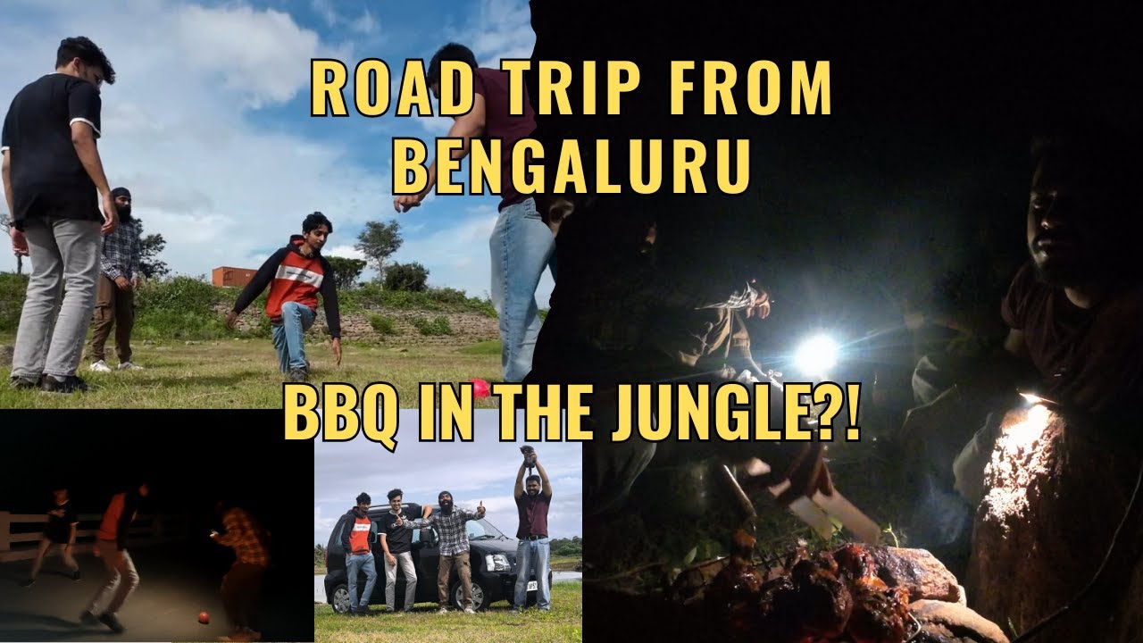 From Bengaluru to Hogenakkal Falls 🌊 | Forest BBQ, Football & Road Trip with a Cat 🐱🔥#travel 