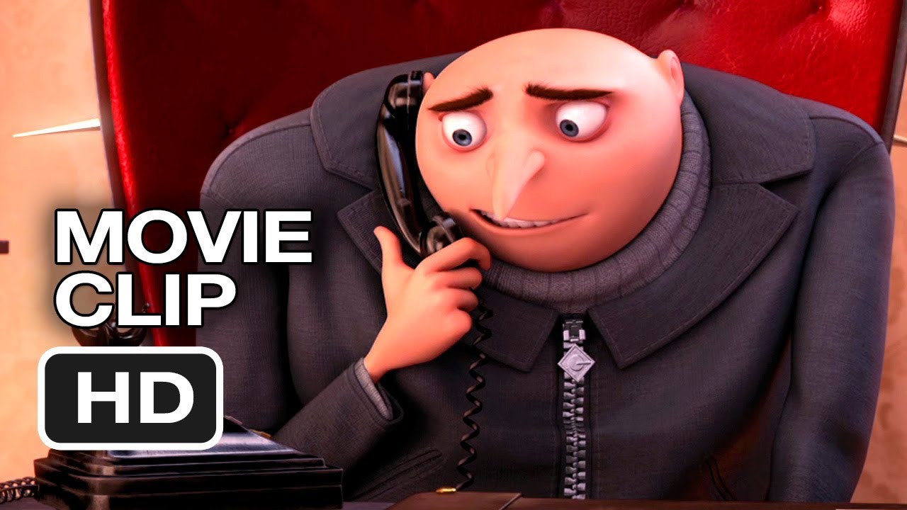 Despicable Me 2 Movie CLIP - Phone Practice (2013) - Steve Carell Sequel HD