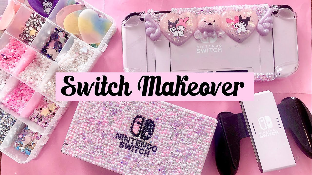 Cute Switch Makeover - Decorating My Nintendo Switch and Dock