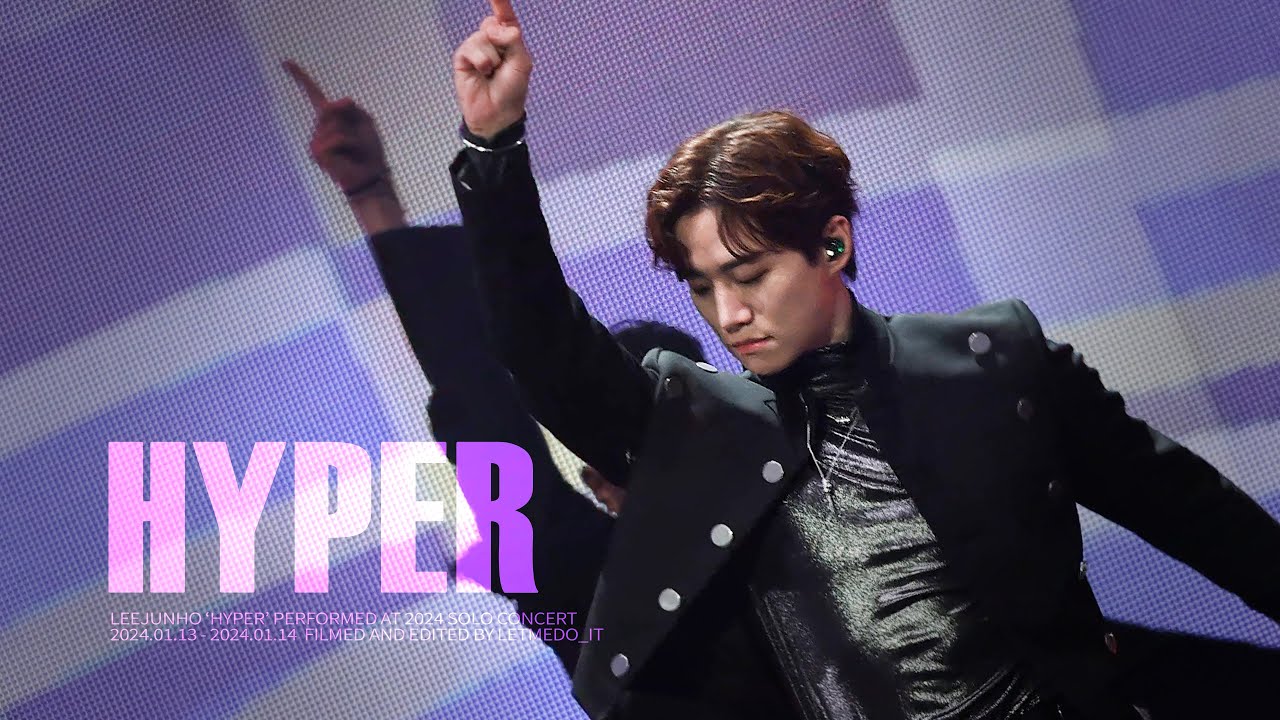 4K 240113-240114 JUNHO CONCERT 다시 만나는 날 [HYPER] FANCAM 준호 직캠