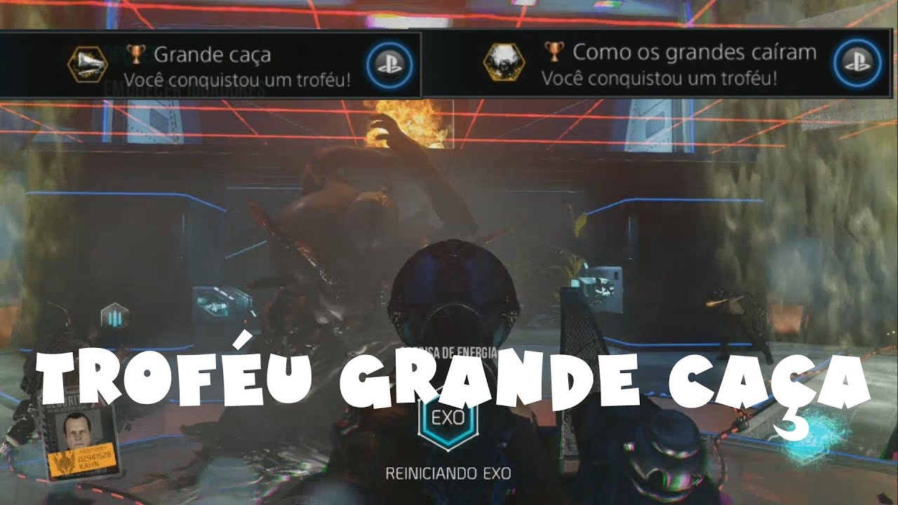 Trof&eacute;u Grande Ca&ccedil;a - Exo Zombies Reckoning - Call Of Duty Advanced Warfare - Rumo a Platina/100%