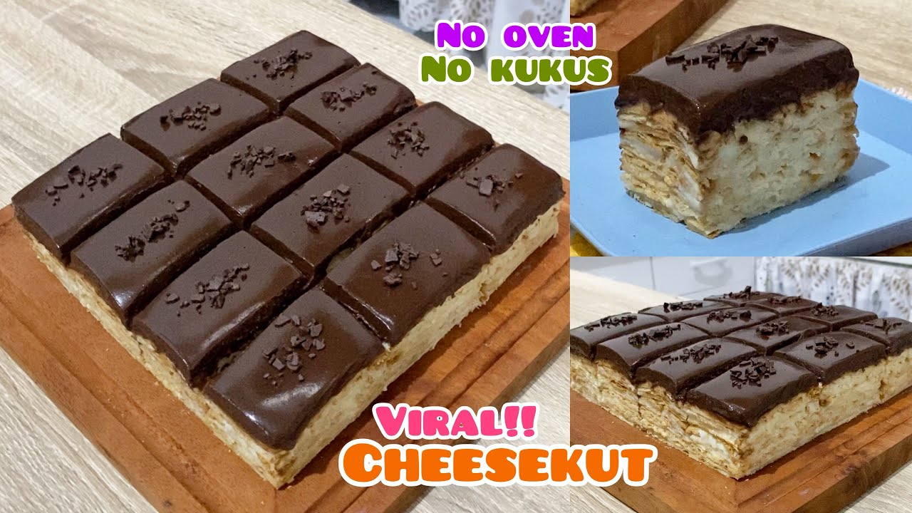 Pantes VIRAL di Malaysia CHEESEKUT versi EKONOMIS bisa se-ENAK & se-MUDAH ini tanpa oven tanpa kukus