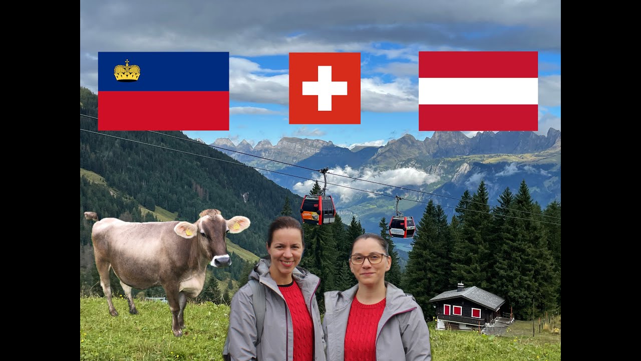 🇨🇭Frumusețea Alpilor elvețieni 🇦🇹 Între granițe 🇱🇮 nori, munți și vaci Milka 🐮