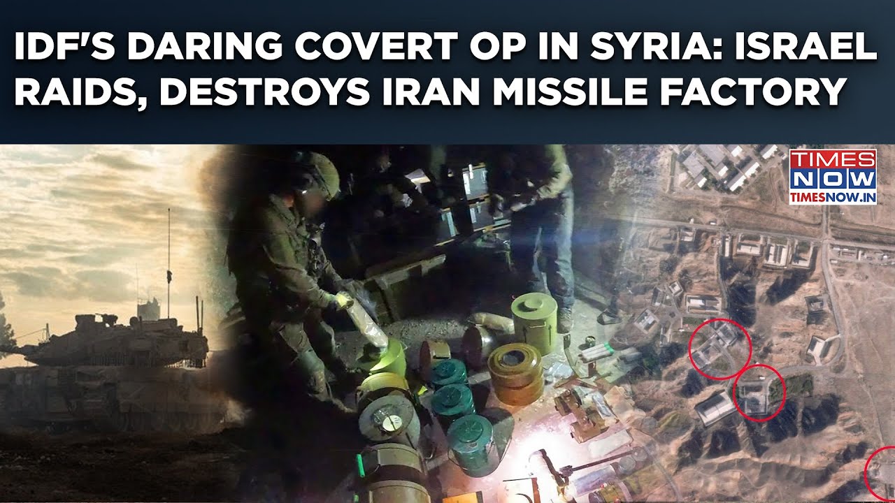 IDF's Daring Covert Op In Syria: Huge Explosions As Israel Raids, Destroys Iranian Missile Factory
