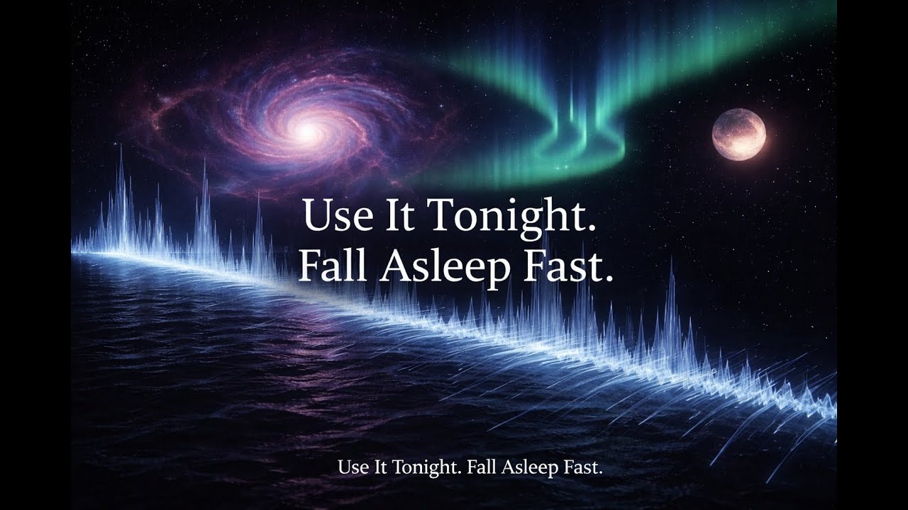 Deep Space Cosmic Hum 🌌 Black Screen for Deep Sleep | 12 Hours (2026 Update)