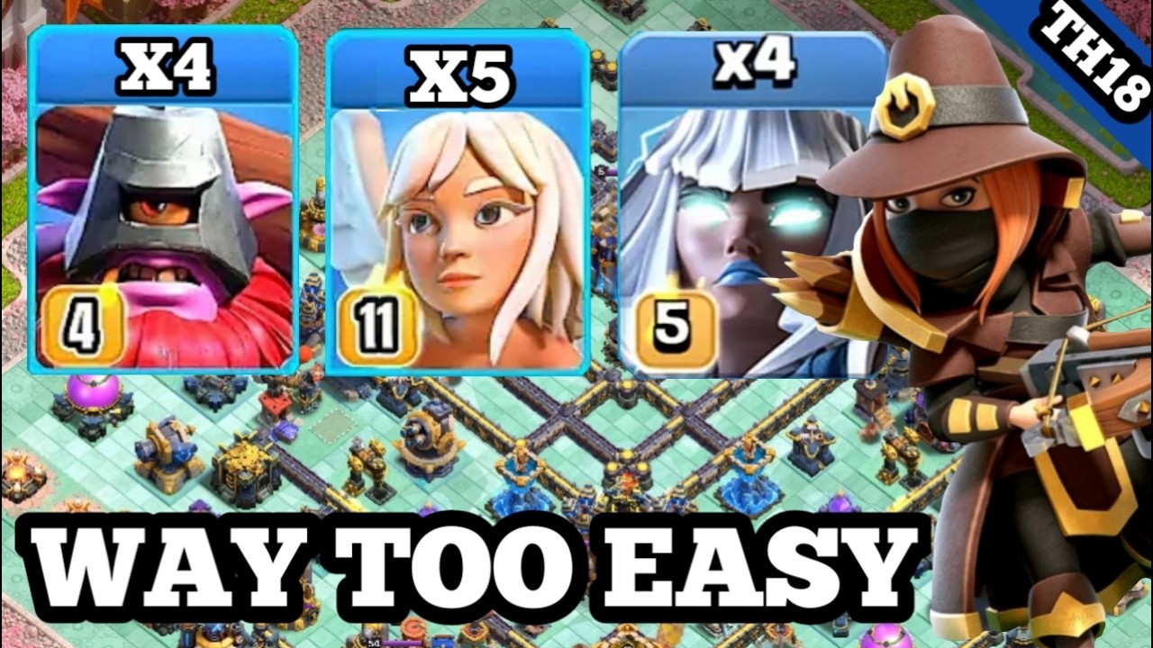 Thrower healer electro titan attack strategy I best th18 attack strategy coc