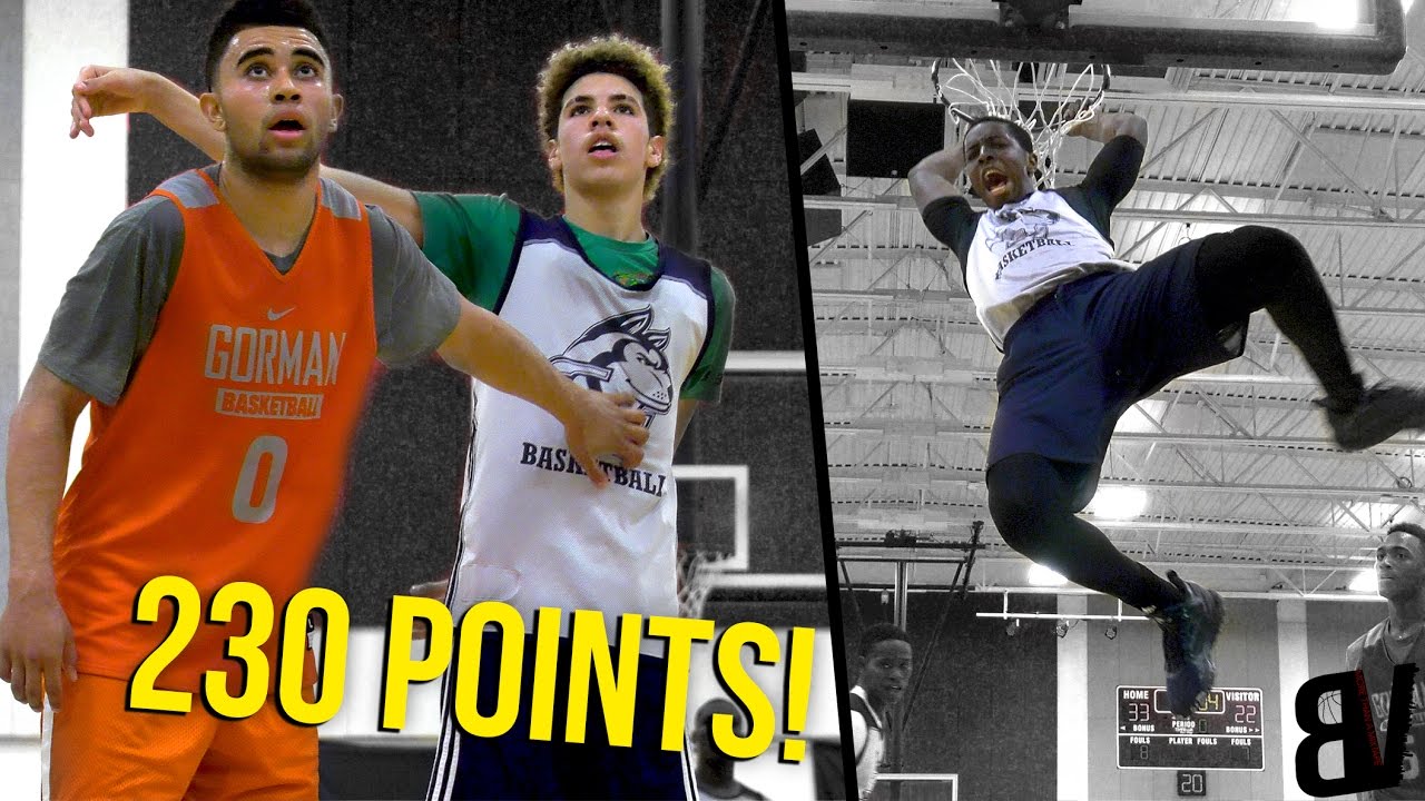 230 Points in a Game! Chino Hills VS Bishop Gorman Offensive SHOWCASE! LaMelo BALLS OUT!