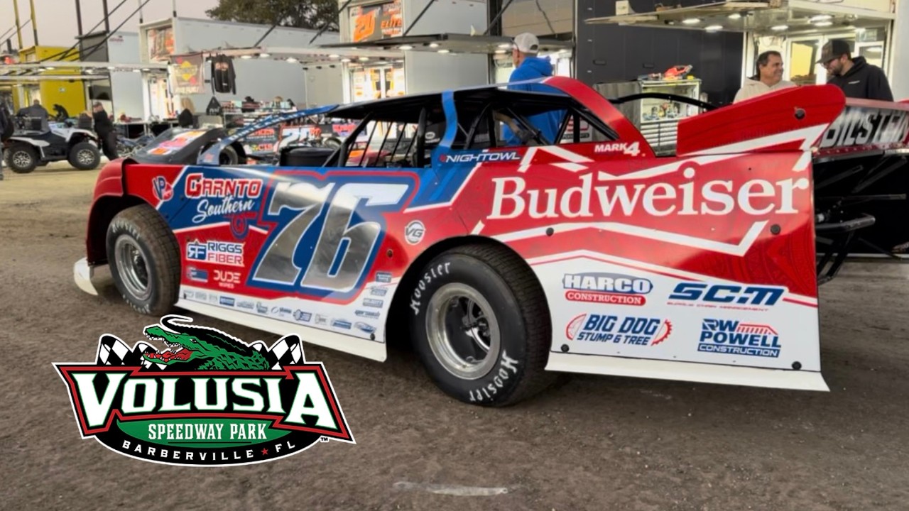 SOUND UP!! World of Outlaws from VSP 2/12/26 #dirttrackracing #volusiaspeedwaypark  #worldofoutlaws