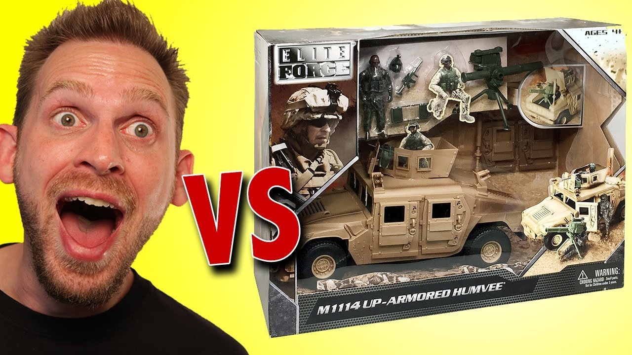Elite Force M114 Up Armored Humvee Unboxing